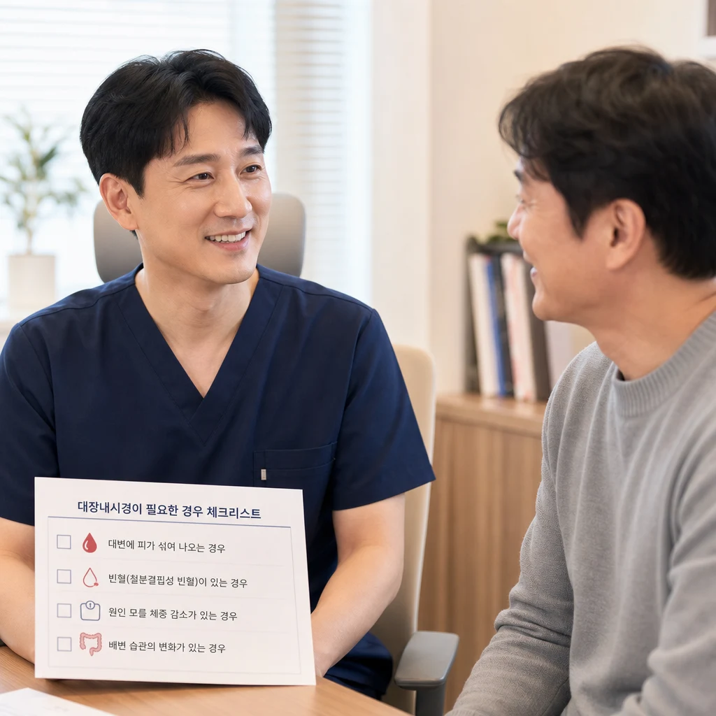 대장내시경이 꼭 필요한 상황은 언제?